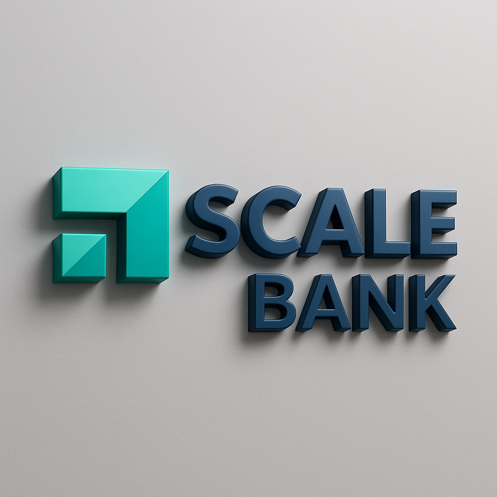 Scale Bank logo sign